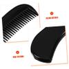 BUTIFULSIC 10pcs Beard Comb for Men Pocket Sized Plastic Grooming Combs with Fine Teeth for Beard Hair and Eyebrow Styling and Detangling Easy to view 2