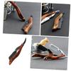FOMIYES Manual Wooden Handle Razor for Beard Trimming and Hair Removal Multi Purpose Grooming Tool for Men and Travel Durable Natural Wood Design Safe and Rust view 3
