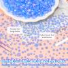 21000Pcs Blue AB Rhinestones for Bedazzling Kit, Mix Sizes Jelly Bedazzling Resin Gems, Gems Bedazzling for Crafting, Flatback Resin Rhinestones for Craft DIY Face Makeup view 4