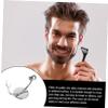 Garneck Razor Stand for Men Bathroom Organizer Durable Rustproof Beard Shaving Tool Holder Unique Design Fast Drying Razor Storage Rack Silver view 3