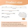 40pcs Face Lift Tapes with 4 Strings, Face Lifting Tape Invisible V-Shaped Skin Tightening Facelift Stickers Forehead Patches for Nasolabial Folds Double Chin Neck Glabellar Wrinkles (Skin Color) view 2