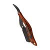 FOMIYES Manual Beard Trimming Tool with Clip Head Portable Wooden Handle Razor for Mens Shaving Eyebrow Trimming and Beard Grooming Durable Natural Wood Design Travel Gift view 1
