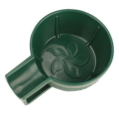 FRCOLOR Thickened Plastic Shaving Cream Bowl for Men Wide Mouth Decorative Shave Container with Stable Base Handheld Soap Bowl for Wet Shaving Portable and Tip Design Green