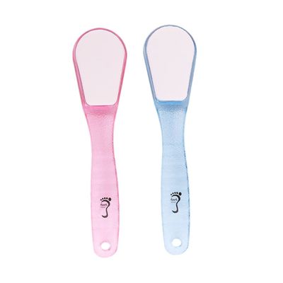 ASAKKURA 2Pcs Double Sided Foot Grinding Stone Dead Skin Remover for Callus Removal Natural Foot Care Pedicure Tools Moist Skin Exfoliation Random Color