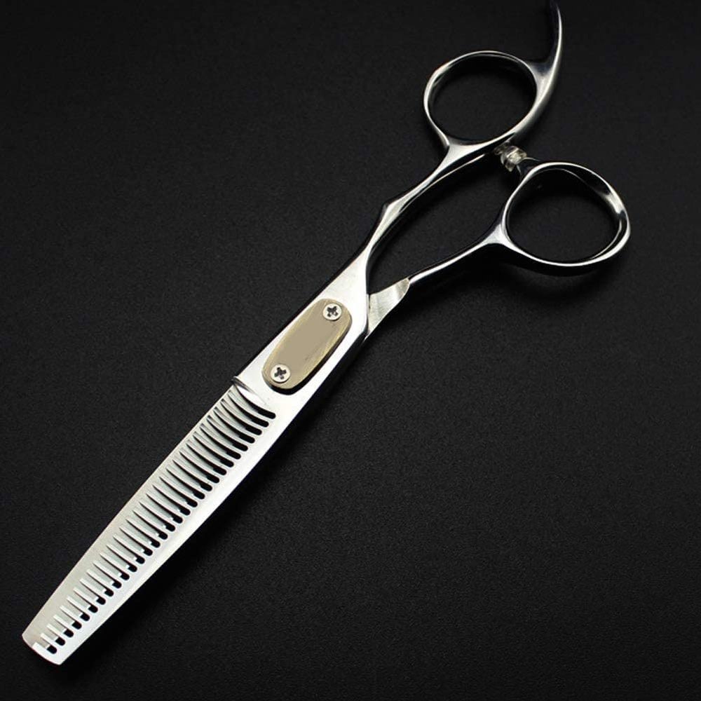 Hairdressing Scissors Hot Hair Scissors for Hair Salon Barber Kit Professional Hair Cutting Shears,flatcut6inch (A 6inchset)
