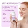 Melanina Anti-Melasma & Dark Kit, Anti-Melasma Capsules - with DIM, Turmeric Extract 95% for Women, Supports Even Skin Tone & Radiance 60 Capsules (1) view 2