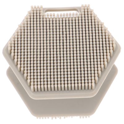 CALLARON Double Sided Silicone Face Cleansing Brush with Soft Bristles Gentle Exfoliating Facial Scrubber for All Skin Types Durable and Skin Smoother Tool