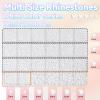 21000Pcs White Rhinestones for Bedazzling Kit, Mix Sizes Jelly Bedazzling Resin Gems, White Gems Bedazzling for Crafting, Flatback Resin Rhinestones for Craft DIY Face Makeup view 2