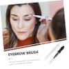 Garneck 60 pcs Brow Lamination Brushes with Caps Micro Eyebrow Spoolie Tools Portable Lightweight Brow Brush for Precise Grooming Durable and Flexible view 3