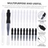 Garneck 60 pcs Brow Lamination Brushes with Caps Micro Eyebrow Spoolie Tools Portable Lightweight Brow Brush for Precise Grooming Durable and Flexible view 4