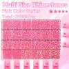 21000Pcs Pink Rhinestones for Bedazzling Kit, Mix Sizes Jelly Bedazzling Resin Gems, Gems Bedazzling for Crafting, Flatback Resin Rhinestones for Craft DIY Face Makeup view 2