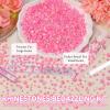 21000Pcs Pink Rhinestones for Bedazzling Kit, Mix Sizes Jelly Bedazzling Resin Gems, Gems Bedazzling for Crafting, Flatback Resin Rhinestones for Craft DIY Face Makeup view 4