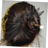 ASAKKURA Twisting Bun Clip Hair Headband for Women Durable Hair Accessory for Daily Wear Sports Weddings and Beach in Design view 4