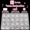 21000Pcs Transparent Rhinestones for Bedazzling Kit, Mix Sizes Jelly Bedazzling Resin Gems, Clear Gems Bedazzling for Crafting, Flatback Resin Rhinestones for Craft DIY Face Makeup view 3