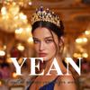 Yean Light Up Rhinestone Crown Gold Baroque Crowns Tiaras Queen Bridal Hair Accessories for Women (Gold+Blue, One Size) view 3