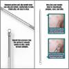Blackhead Remover Tools Set - 5 Double-Ended Pimple Extractor & 3 Pore Tweezers with Plastic Storage Case | Professional Acne & Comedone Extractor Kit | Facial Skin Care Tools for Face & Nose view 3