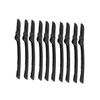 COOLHIYA 10pcs Folding Eyebrow Trimmer Kit Lightweight Stainless Steel Razor for Precise Grooming Non Slip Grip Eyebrow Shaper Makeup Tool for Home and Travel view 1