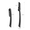 COOLHIYA 10pcs Folding Eyebrow Trimmer Kit Lightweight Stainless Steel Razor for Precise Grooming Non Slip Grip Eyebrow Shaper Makeup Tool for Home and Travel view 2