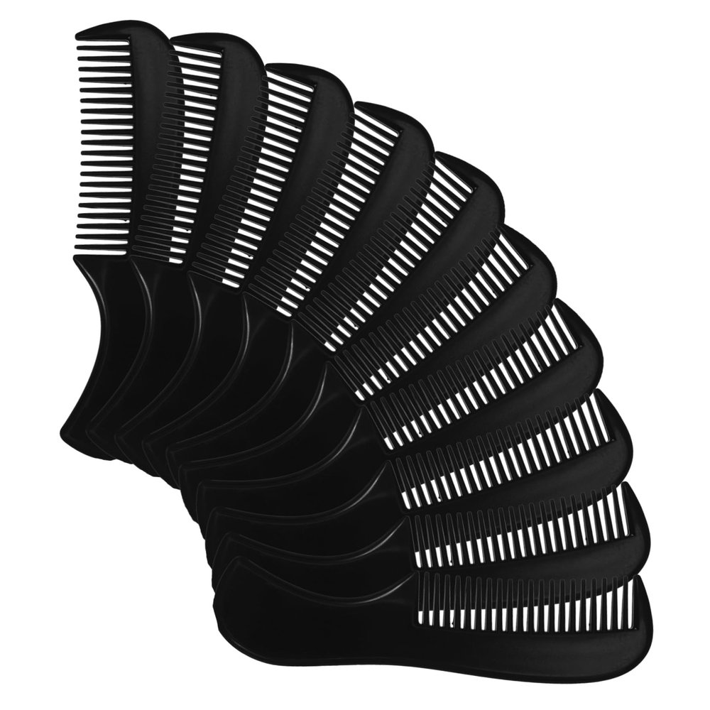 Beaupretty 10pcs Pocket Beard Comb for Men Compact Plastic Mustache and Hair Styling Combs Design for Smooth Grooming and Versatile Use