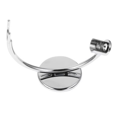 CATIEBYE Compact Silver Single Head Razor Stand for Men Shaving Space Saving Razor Holder Rack for Bathroom Organization Fast Drying Design Durable Craftsmanship Storage