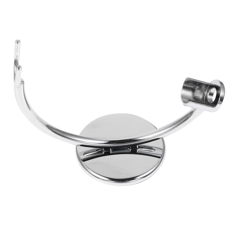 CATIEBYE Compact Silver Single Head Razor Stand for Men Shaving Space Saving Razor Holder Rack for Bathroom Organization Fast Drying Design Durable Craftsmanship Storage
