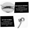 CATIEBYE Compact Silver Single Head Razor Stand for Men Shaving Space Saving Razor Holder Rack for Bathroom Organization Fast Drying Design Durable Craftsmanship Storage view 2