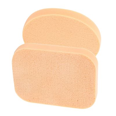 Beaupretty 2pcs Dry and Wet Use Makeup Powder Puff Soft Round Facial Sponges for Foundation and Pressed Powder Application Gentle Skin Suitable for Home Salon and Travel