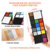 Face Paint Body Paint Kit for Kids Adults-Washable 18 Colors Face Painting Kit with 10 Brushes, Non-Toxic, Skin Safe, Water-Activated for Halloween Makeup Cosplay Costume Party view 4
