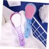 Baluue 2Pcs Double Sided Foot Files Hard Dead Skin Remover Practical Callus Scrubber for Cracked Heels Durable Lightweight Foot Care Sanding Tools Random Color view 4