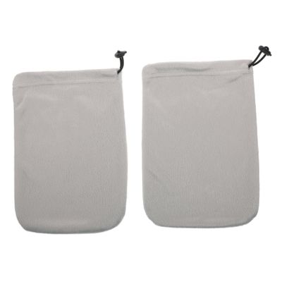 VICASKY Paraffin Wax Therapy Hand Covers with Elastic Band Moisturizing Cotton Gloves for Spa and Home Use Reusable Heat Retaining Mittens for Nourishing Skin Treatment Gray