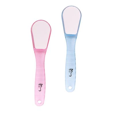 Beaupretty 2Pcs Foot Pedicure Stones Double Sided Callus Removers for Hard Skin Exfoliation Lightweight Foot Scrubbers with Massage Effect Compact Travel Friendly Random Color