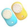 Beaupretty 2pcs Double Sided Silicone Facial Brush Handheld Face Washing Tool for Women Portable Lightweight Exfoliator and Massage Brush in Lemon Yellow Sky Blue view 1