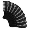 ETHZZLE 10pcs Beard Comb for Men Durable Plastic Mini Grooming Combs for Beard Hair and Eyebrow Styling Compact Design for Travel and Everyday Use view 1