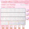 21000Pcs Clear AB Rhinestones for Bedazzling Kit, Mix Sizes Jelly Bedazzling Resin Gems, Clear AB Gems Bedazzling for Crafting, Flatback Resin Rhinestones for Craft DIY Face Makeup view 2