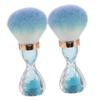 Baluue 2pcs Soft Nail Art Dust Remover Brushes for Acrylic Nails and Makeup Powder Gentle Soft Bristles Compact Portable for Delicate Care view 1