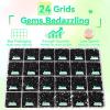 21000Pcs Black Rhinestones for Bedazzling Kit, Mix Sizes Jelly Bedazzling Resin Gems, Black Gems Bedazzling for Crafting, Flatback Resin Rhinestones for Craft DIY Face Makeup view 3