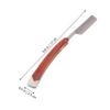 VICASKY Wood Handle Straight Barber Razor for Men Durable Manual Shaving Tool Foldable Lightweight Design for Beard Sideburns and Hair Salon Use Random Style view 4