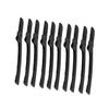 Baluue 10pcs Folding Eyebrow Razor Lightweight Stainless Steel Eyebrow Trimmer and Shaper for Women Non Slip Grip Easy to Clean Compact Makeup Tool for Precise Facial Hair Grooming at view 1