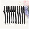 ASAKKURA 10pcs Folding Eyebrow Razors Portable Stainless Steel Trimmers Lightweight Non Slip Grip Eyebrow for Women Home Facial Hair Grooming and Makeup Tools view 4