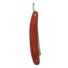 DECHOUS Wood Handle Straight Razor Manual Beard Shaving Tool for Men Foldable Durable Lightweight Barber Shop Grooming Kit view 1