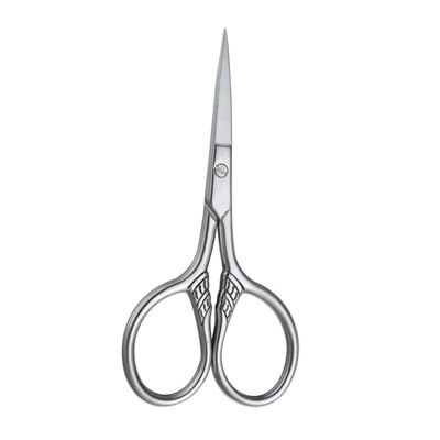 Baluue Stainless Steel Mustache Trimming Shears for Men Durable Beard Scissors with Rust Mirror Polished Blades Precise Facial Hair Grooming Tool for Mustache and Beard Maintenance