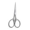 Baluue Stainless Steel Mustache Trimming Shears for Men Durable Beard Scissors with Rust Mirror Polished Blades Precise Facial Hair Grooming Tool for Mustache and Beard Maintenance view 1