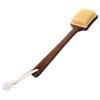 ASAKKURA Wooden Handle Bath Brush with Soft Pig Bristle for Shower Gentle Back Scrubber Body Scrub Brush with Long Handle for Wet and Dry Use view 1