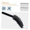 FRCOLOR 50pcs Disposable Eyelash Brush Black Portable Makeup Tool Curved Lash Applicator for Precise Eye Brow Grooming Travel Friendly and Lightweight view 3