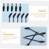 FRCOLOR 50pcs Disposable Eyelash Brush Black Portable Makeup Tool Curved Lash Applicator for Precise Eye Brow Grooming Travel Friendly and Lightweight view 4