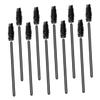 Beaupretty 50pcs Disposable Eyelash and Eyebrow Brushes Curved Black Handle Makeup Applicators for Professional Salon and Home Use Portable Lightweight view 1
