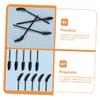 Beaupretty 50pcs Disposable Eyelash and Eyebrow Brushes Curved Black Handle Makeup Applicators for Professional Salon and Home Use Portable Lightweight view 2