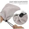 Baluue Paraffin Wax Therapy Gloves with Elastic Band Moisturizing Hand Care Mittens for Beauty Spa and Home Use Durable Lightweight Cotton Hand Covers for Warmth and Skin Nourishment Gray view 3