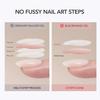 GAOY Colored Nail Builder Base 30g with a Brush, 4-in-1, Milky White view 3