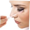Baluue Portable Tube Mascara Wand Brush with Keyring Easy Clean Eyelash Comb Tool for Travel Multipurpose Lash Brush for Clump Application and Eyebrow Grooming Compact Crystal Handle view 3